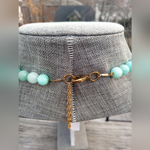 Cida's-Handmade turquoise necklace - Picture 4 of 5